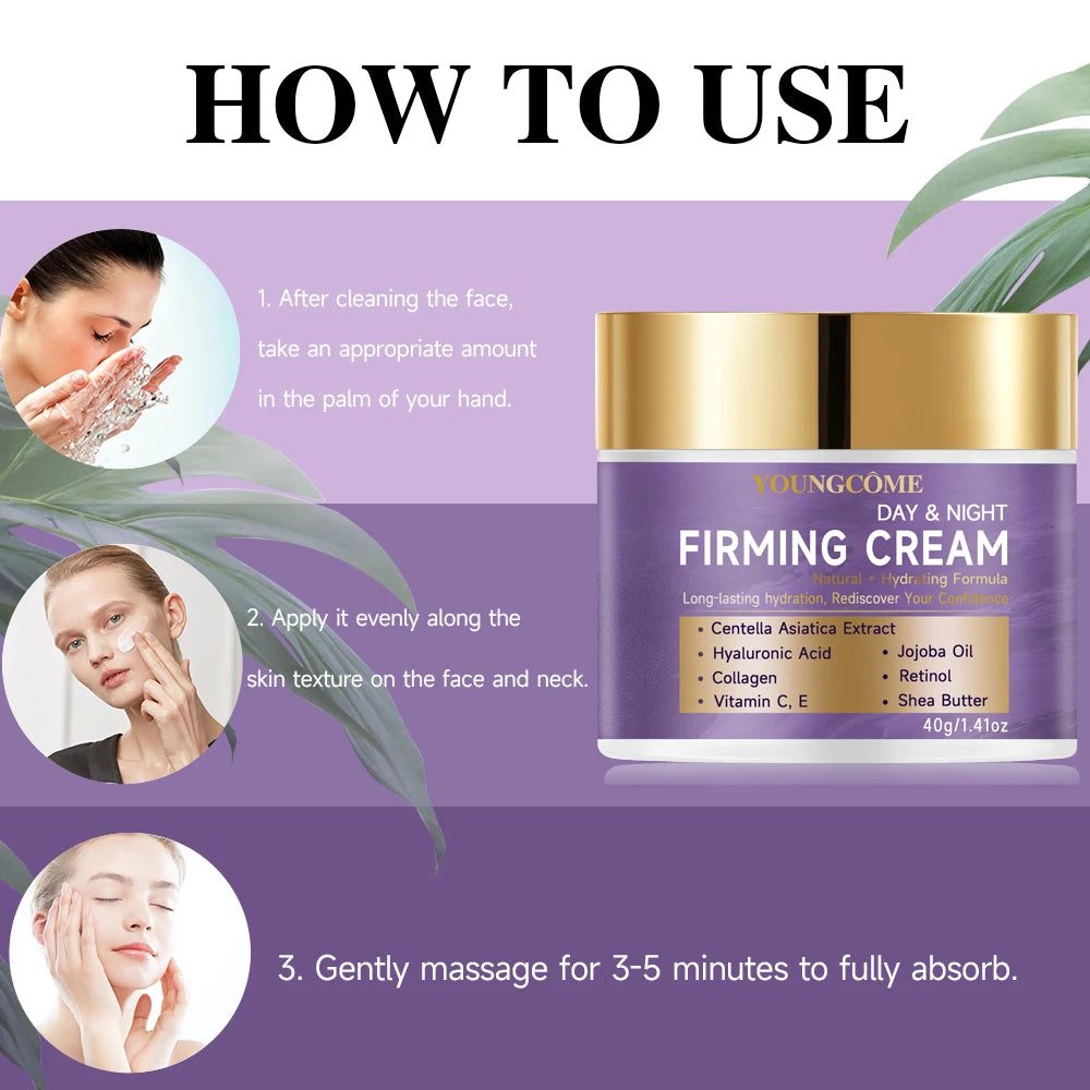 Anti Wrinkle Face Cream Moisturizer Nourishing Skin Improve Puffiness Anti-Agi-Ng Fade Fine Lines Face Firming Cream