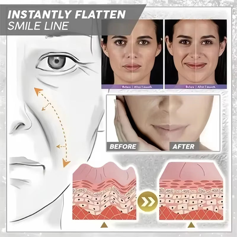 Instant Wrinkle Remover Face Cream Collagen Lifting Firming Fade Fine Lines Anti-Aging Whitening Moisturizing Korean Cosmetics