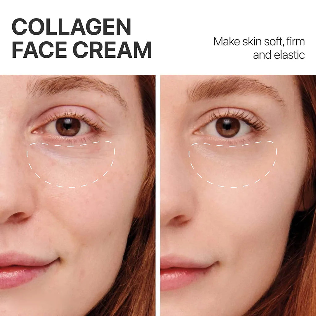 1/2PCS Golden Collagen anti Wrinkle Cream-Skin Tightening & Wrinkle Care, Lasting Moisturizing Firm Glowing for All Skin Type
