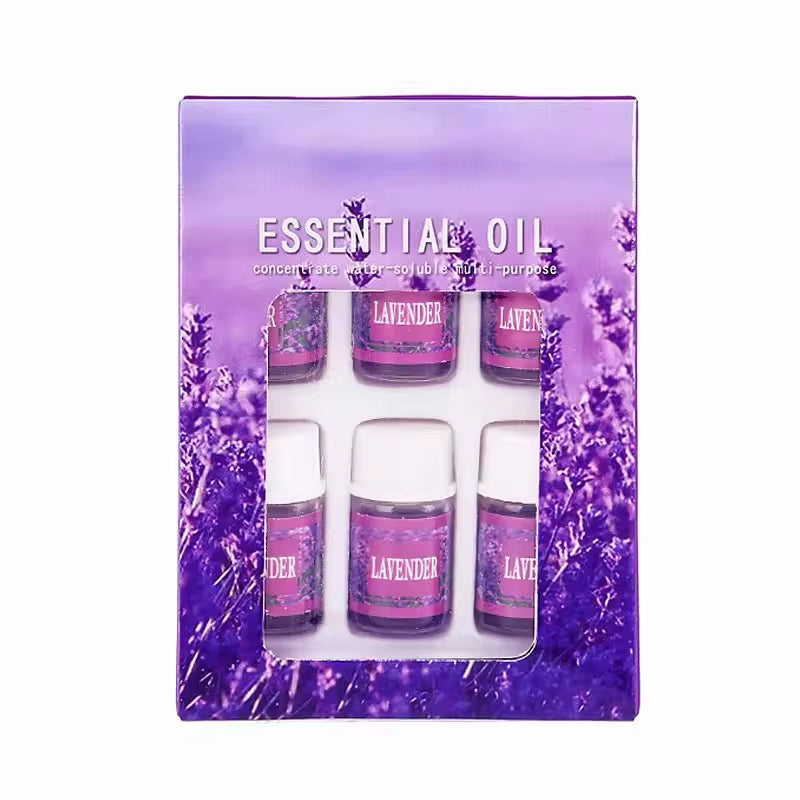 3/5Ml Natural Aromatherapy Essential Oils Set - Lavender/Rose/Jasmine Aromatic Oil for Reed Diffuser, Massage & Humidifier