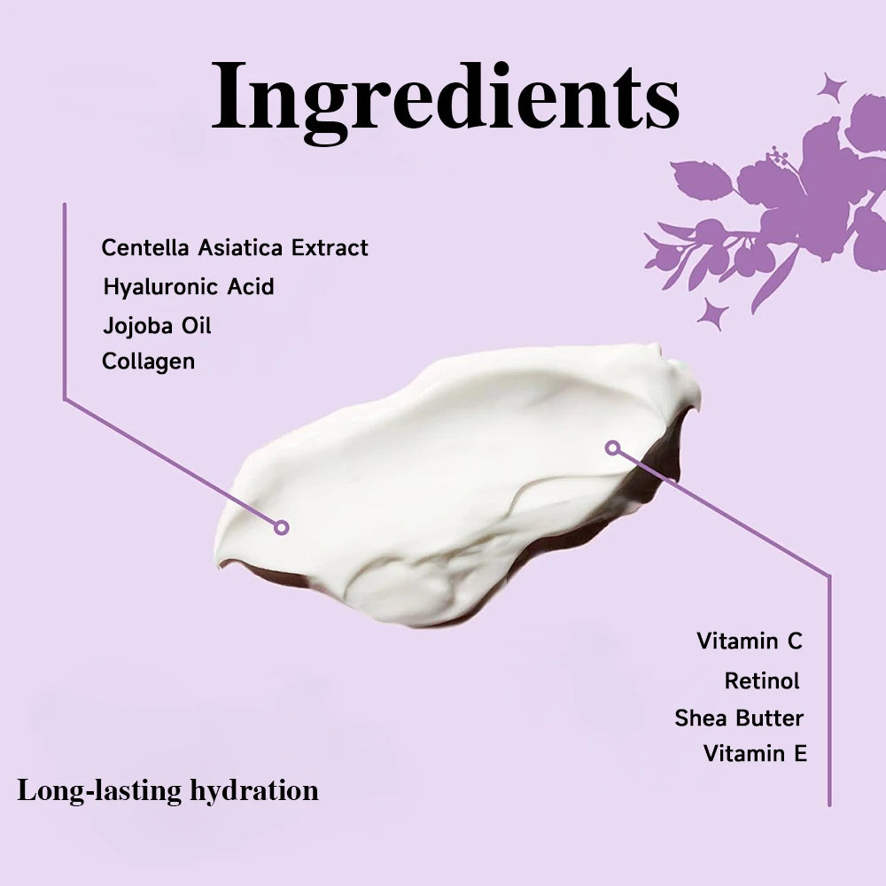 Anti Wrinkle Face Cream Moisturizer Nourishing Skin Improve Puffiness Anti-Agi-Ng Fade Fine Lines Face Firming Cream