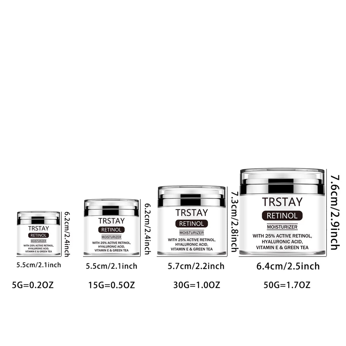 Miracles Retinol Face Cream, Miracles Retinol Moisturizing Cream, Retinol Anti-Wrinkle Face Cream, Reduces Wrinkles and Firms Sk
