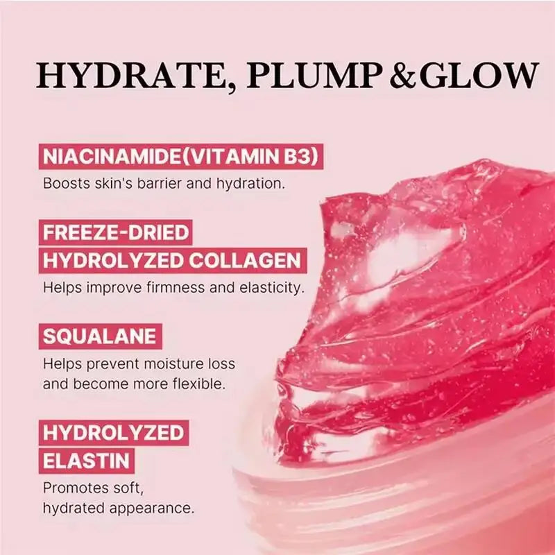 100G New Collagen Jelly Cream Hydrolyzed Collagen Soft Moist Jelly Essence Shrinks Pores Moisturizing Smooth Skin Care Products