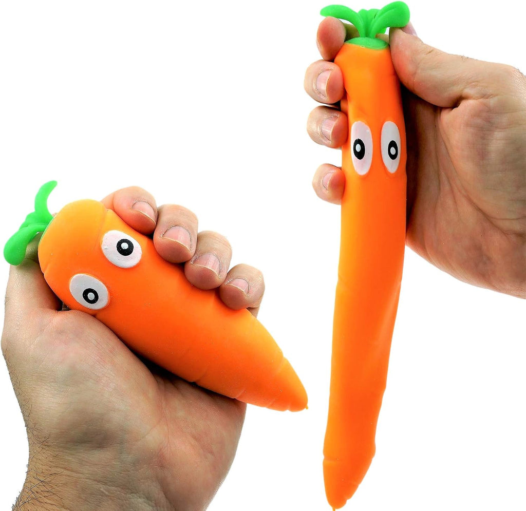 Stretchy Carrot Squish Attack Sensory Toy. Sensory Toy 5560-3