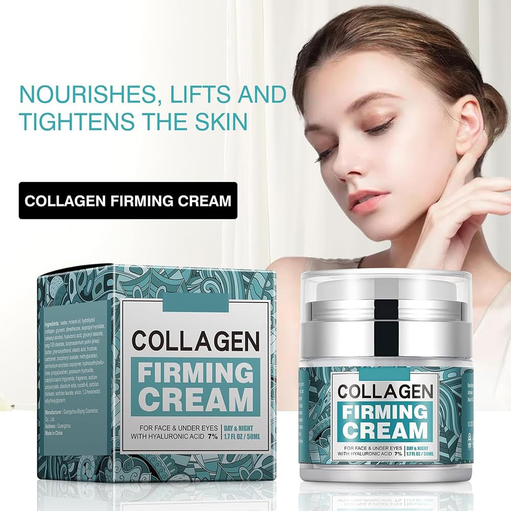 Hydrating Collagen Face Cream for All Skin Types (1.7 Oz)