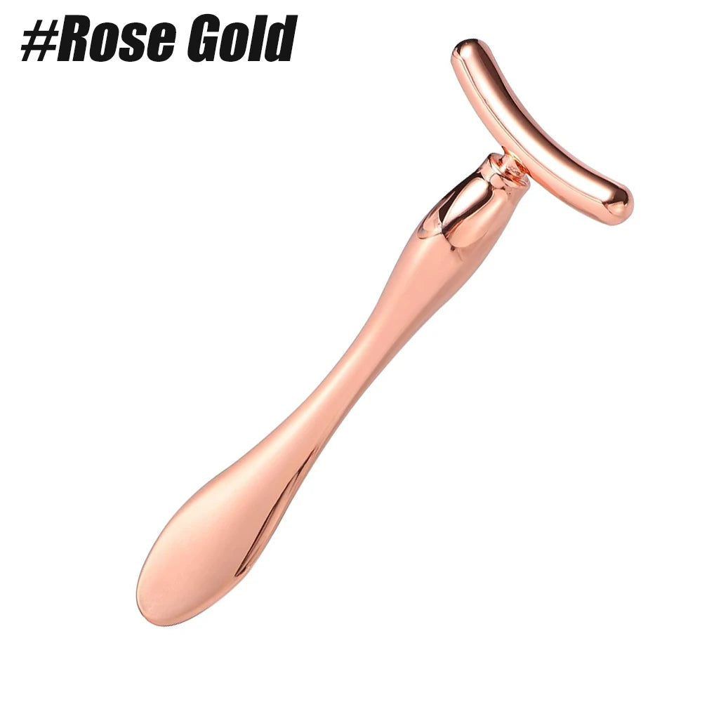 Metal Face Massage Stick Eye Cream Applicator Metal Eye Roller Cream Spoon Spatula anti Wrinkle Facial Thining Beauty Care Tool