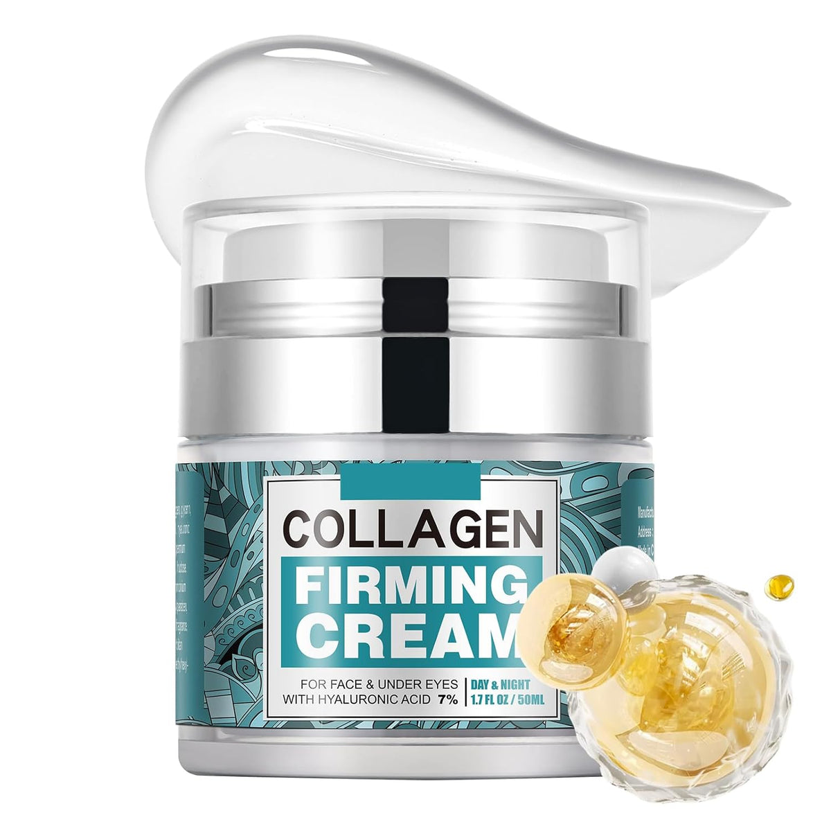 Hydrating Collagen Face Cream for All Skin Types (1.7 Oz)
