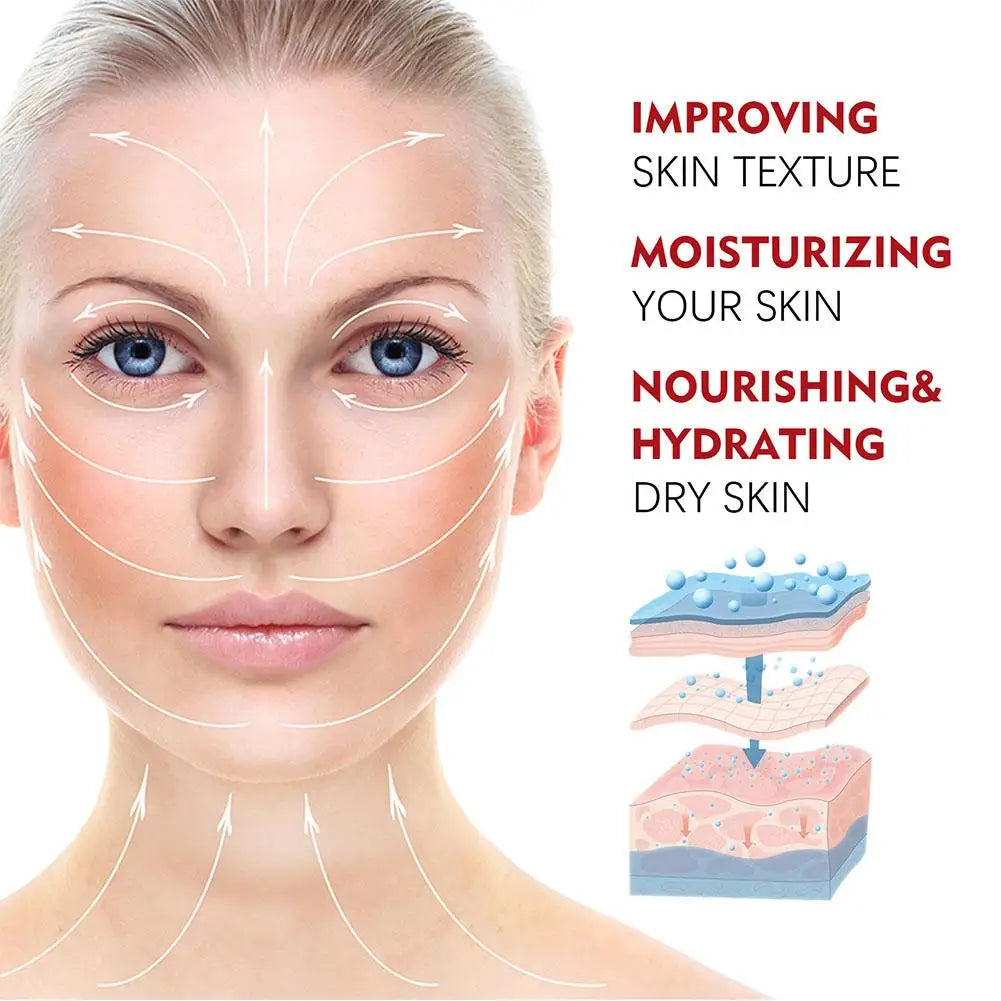 Retinol Cream Hyaluronic Acid Facial Cream Anti-Wrinkle Anti-Aging Fade Fine Lines Whitening Skin Care Water Cream