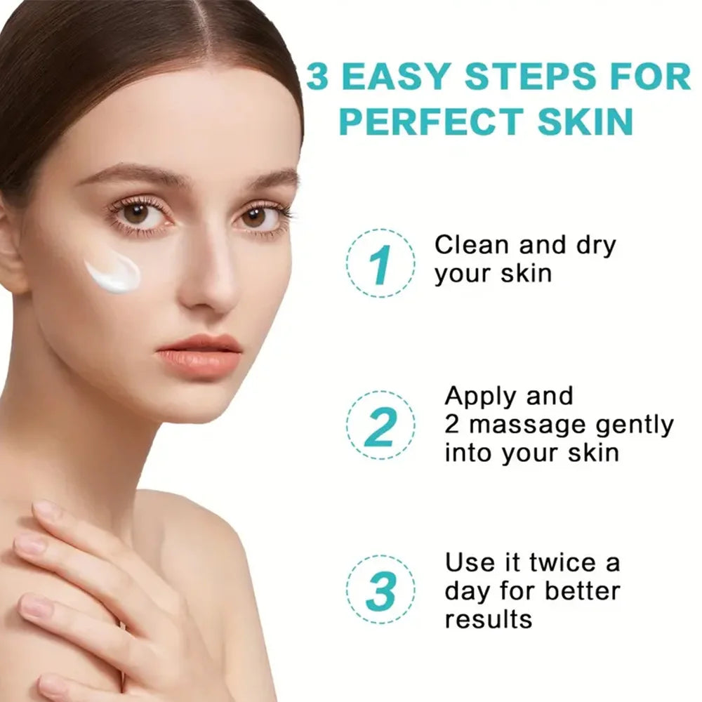 Collagen Retinol Hyaluronic Acid Facial Cream Anti-Wrinkle, Dark Circles, Tightens Pores, Moisturizes Lightens Fine Lines