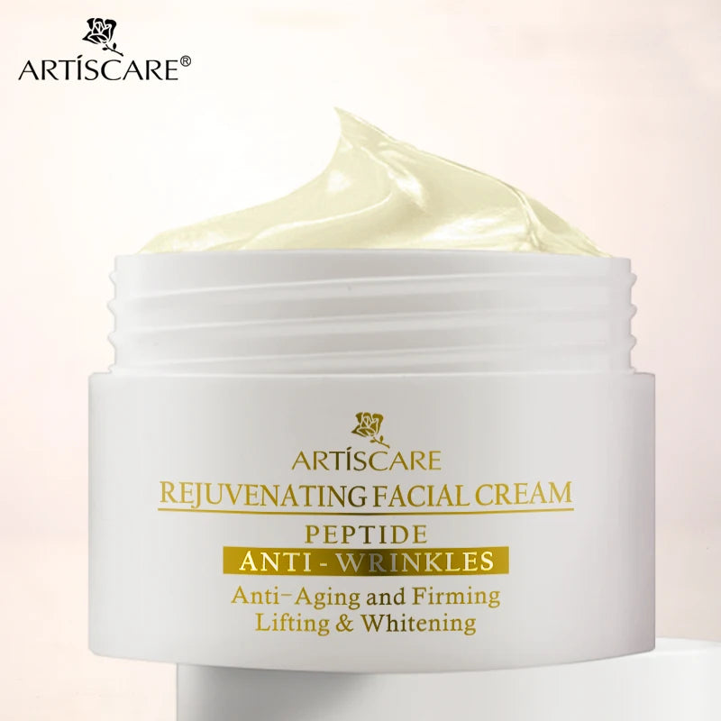 Peptide anti Wrinkle Facial Cream Firming Whitening Face Cream Acne Treatment Anti-Aging Hyaluronic Acid Snail Cream