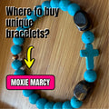 Moxie Turquoise Cross Beaded Bracelet