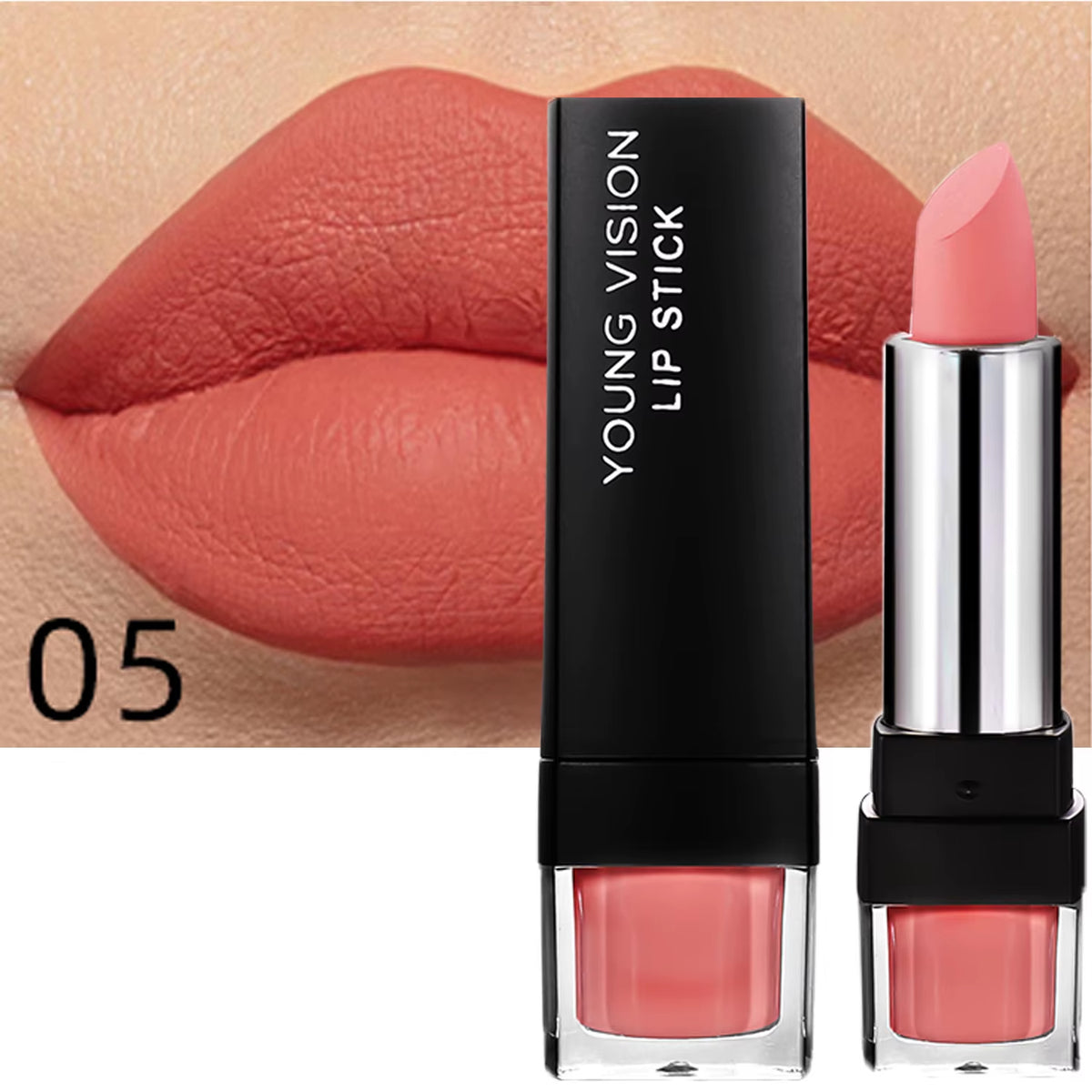 12-Color Matte Lipstick , Non-Fading, Non-Stick Cup Long-Lasting Velvet Finish, Smooth Matte Lip Color Waterproof Smudge-Proof