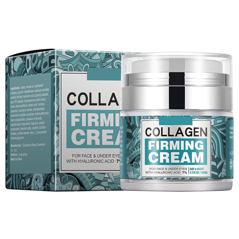 Hydrating Collagen Face Cream for All Skin Types (1.7 Oz)