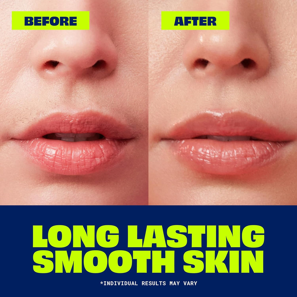 Moisturizing Facial Hair Removal Cream, Sweet Almond Oil, 2 Oz Bottle