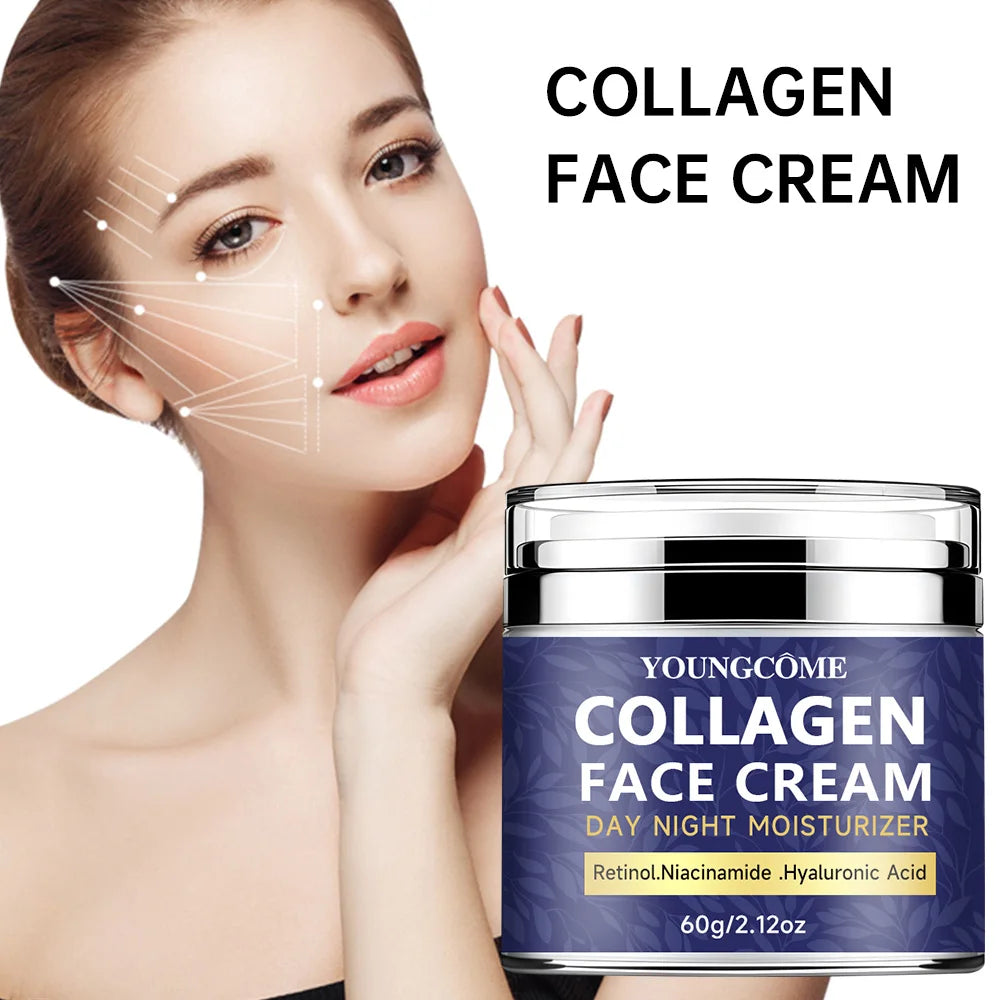 Retinol Face Cream Anti-Aging Facial Treatment,Anti-Wrinkle Cream Remove Face Neck Wrinkles Firming Moisturizing Skin