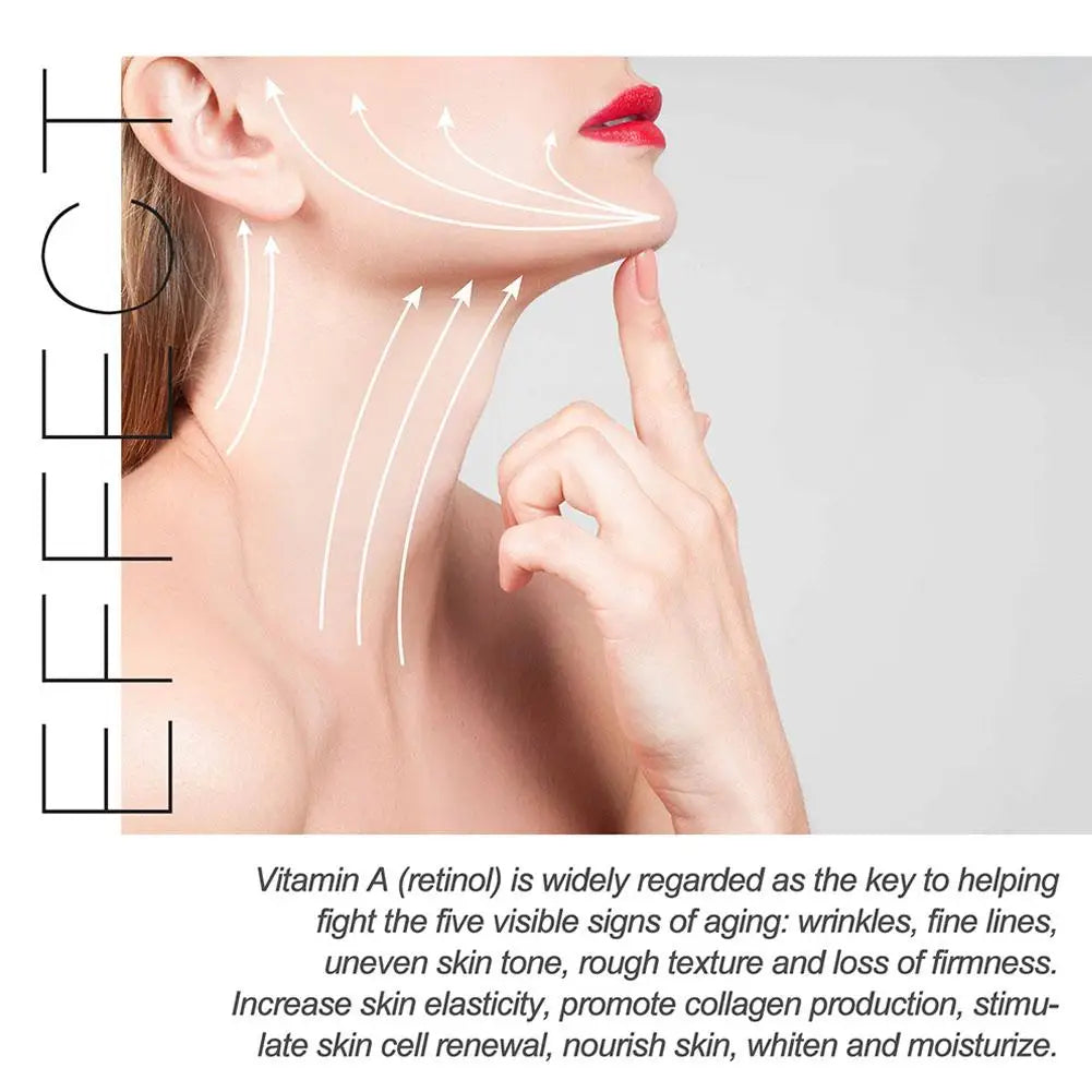 Retinol Cream Hyaluronic Acid Facial Cream Anti-Wrinkle Anti-Aging Fade Fine Lines Whitening Skin Care Water Cream