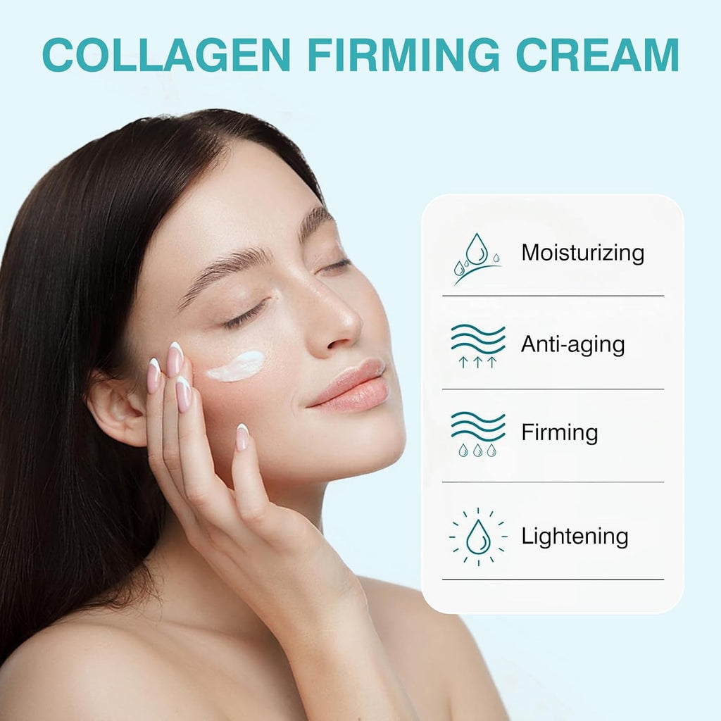 Hydrating Collagen Face Cream for All Skin Types (1.7 Oz)