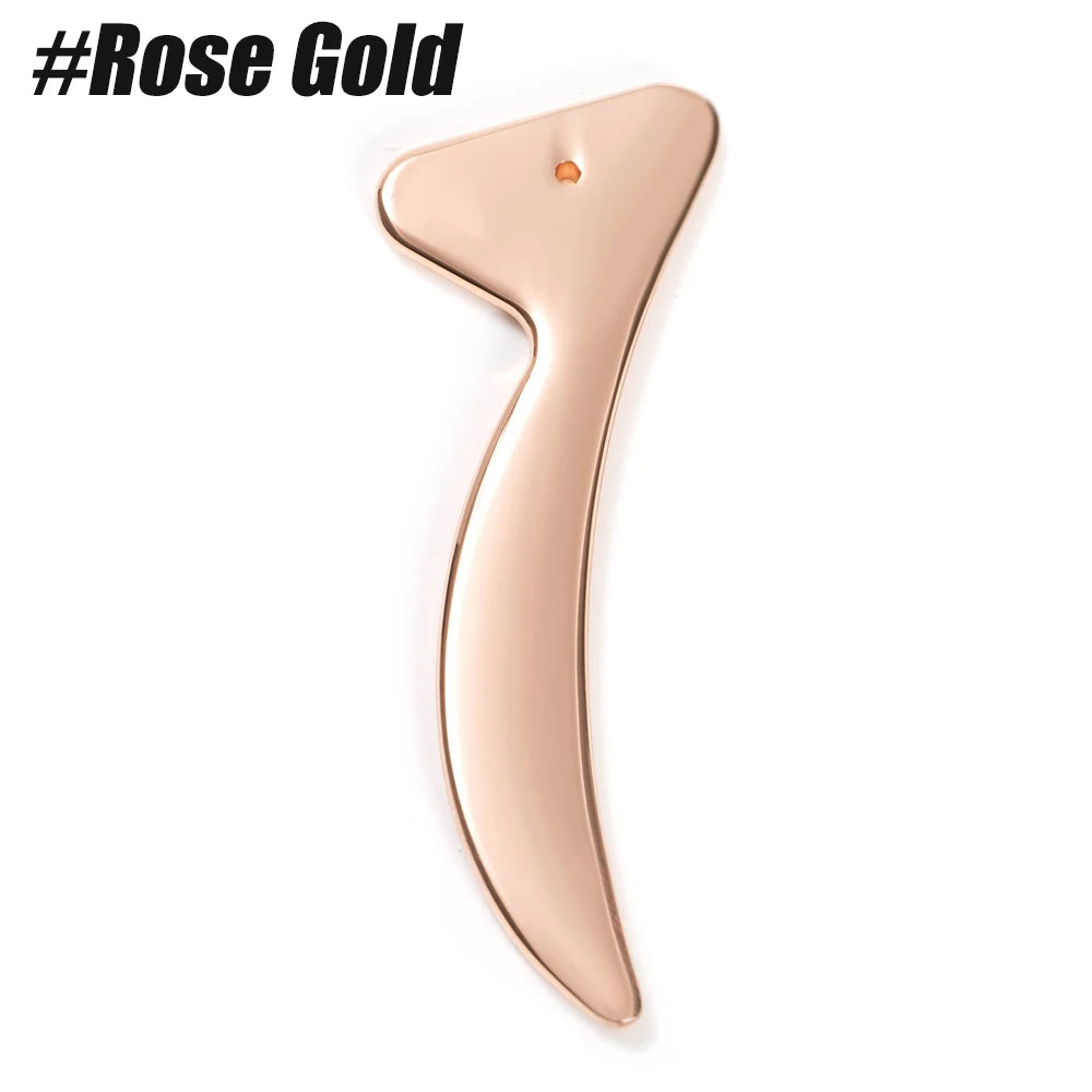 Metal Face Massage Stick Eye Cream Applicator Metal Eye Roller Cream Spoon Spatula anti Wrinkle Facial Thining Beauty Care Tool